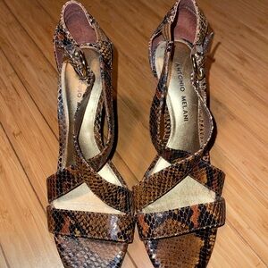 Antonio Melani Snakeskin Heels